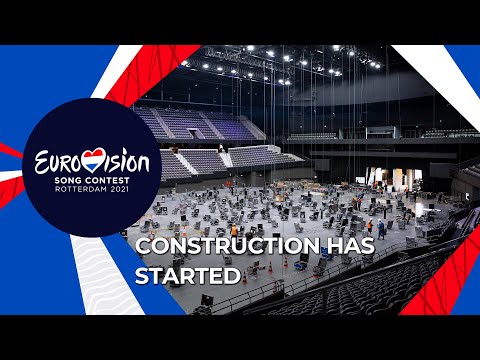 Construction for Eurovision 2021 has started in Rotterdam Ahoy