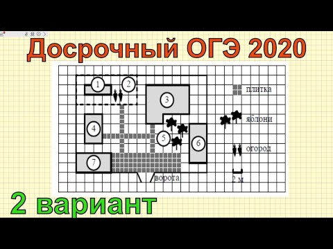 Досрочный ОГЭ 2020 по математике. 2 вариант. №6-20