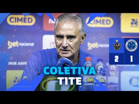 COLETIVA DO TÉCNICO TITE APÓS ATLÉTICO 2x1 CRUZEIRO PELO CAMPEONATO MINEIRO
