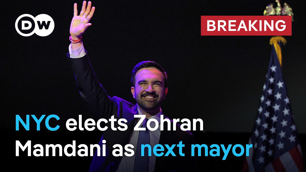 Historic win: Zohran Mamdani elected as NYC's first Muslim mayor | DW News