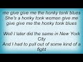 Willie Nelson - Honky Tonk Women Lyrics