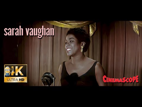 Sarah Vaughan AI 4K Colorized Enhanced - Fan My Brow  & The Awakening 1960
