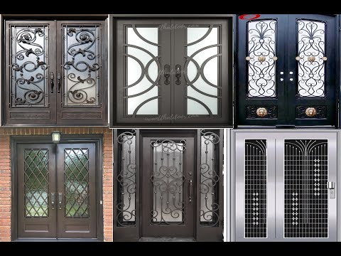 Amazing Metal Door Ideas to Added for Your Home   Steel, Iron, door design