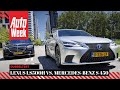 Lexus LS500h vs. Mercedes-Benz S 450 - AutoWeek dubbeltest - English subtitles