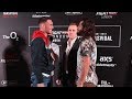 Darren Till vs Jorge Masvidal UFC London Media Day Staredown - MMA Fighting
