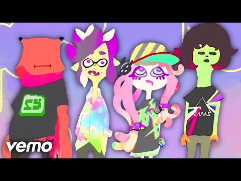 ♪ Chirpy Chips ᴘʟᴀʏʟɪsᴛ ♫ Caitlin Koi Lyric Video - Splatoon