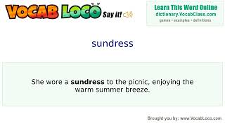 Video thumbnail for sundress