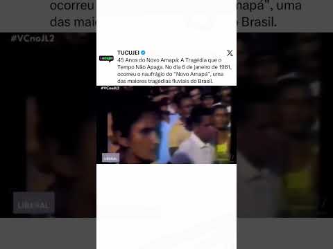 45 anos do naufrágio do barco Novo #Amapá no Rio Cajari no oeste do Pará em 1981