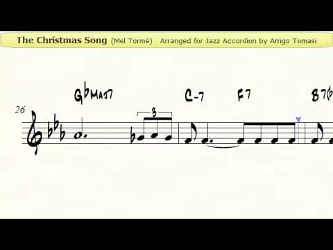The Christmas Song - Jazz Accordion Sheet music