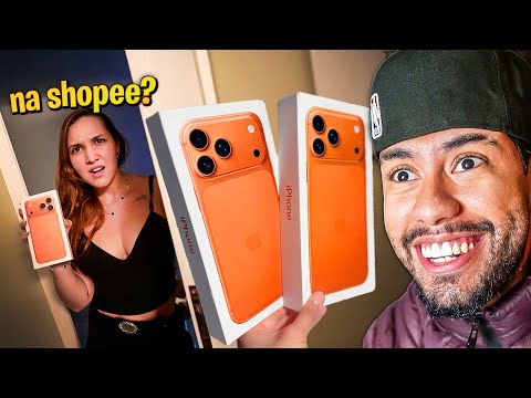 COMPREI O IPHONE 17 PRO MAX NA SHOPEE! MAIS BARATO QUE NA APPLE...