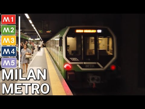 [4K] 🇮🇹 Milan Metro - All The Lines / 🇮🇹 Metro di Milano - Tutte Le Linee (2023)