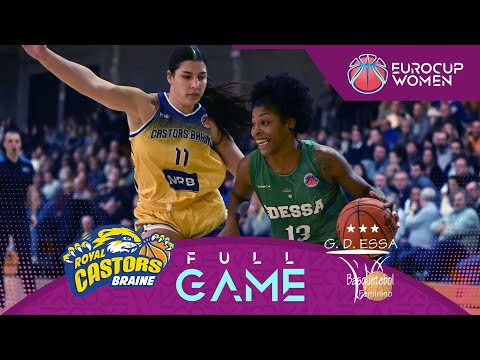 Castors Braine v GDESSA-Barreiro | Full Basketball Game | EuroCup Women 2023-24