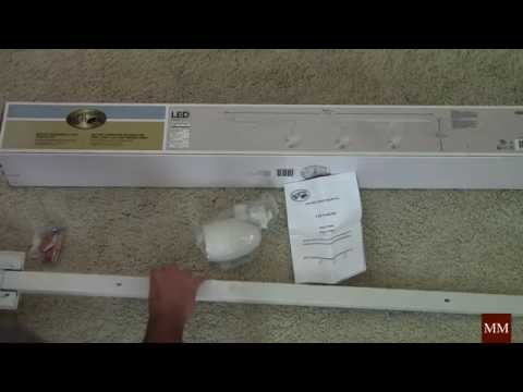 Installing a Hampton Bay LED Track Lighting Kit