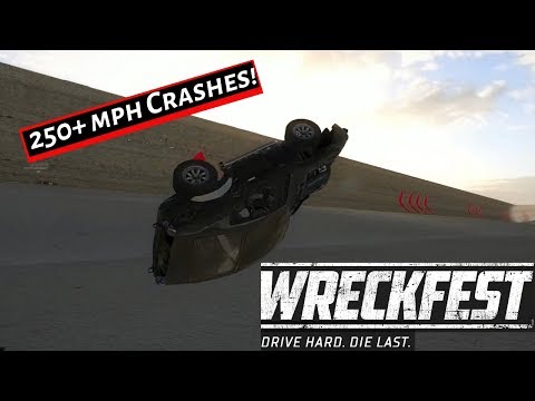 250+ mph crash! Wreckfest Ep44 online multiplayer PC - Xbox - PS4