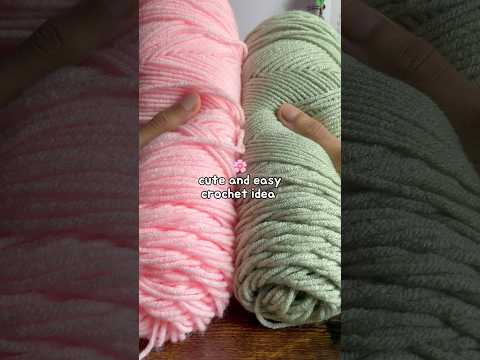 easiest project ever? 🍓 | crochet keychain idea mushroom baby for beginners #crochet #beginner