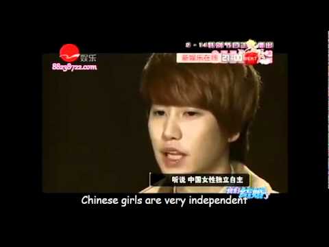 120214 Kyuhyun's opinion about Chinese girl