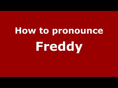 How to pronounce Freddy (Argentine Spanish/Argentina) - PronounceNames.com