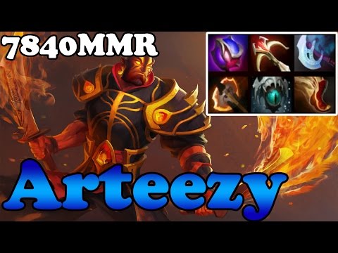 Dota 2 - Arteezy 7840MMR TOP 1 MMR AMERICA Plays Ember Spirit vol 3 - Ranked Match Gameplay
