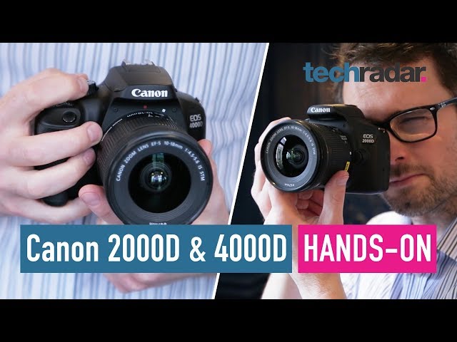 Video teaser for Canon EOS 2000D & 4000D hands-on review