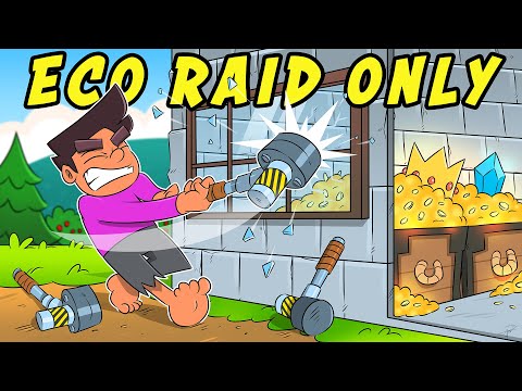 This is how to THRIVE when ONLY ECO RAIDING in Rust!!!