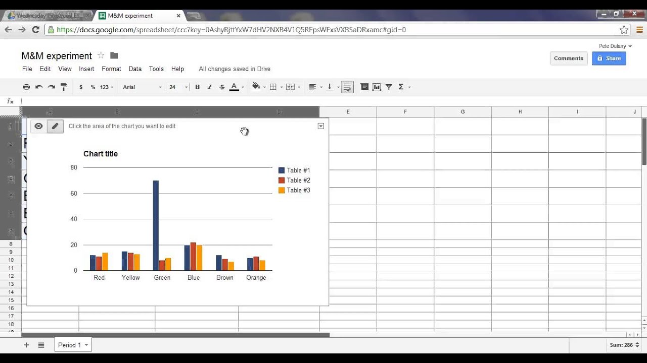 Google Charts Example / Moving the Chart