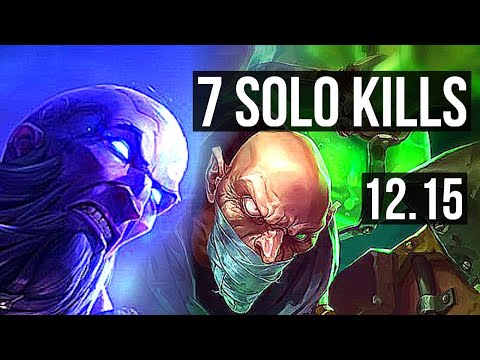 RYZE vs SINGED (TOP) | 7 solo kills, Rank 8 Ryze, Dominating | TR Master | 12.15