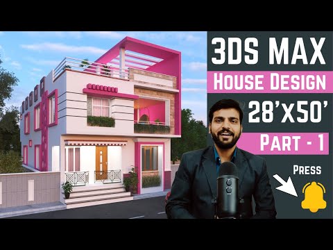 3ds Max Tutorial in 11 Hours Complete Exterior Elevation Facade Design