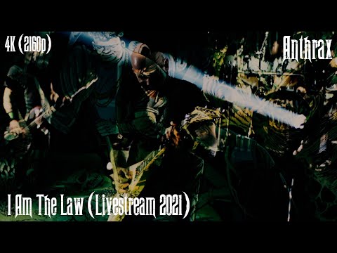 Anthrax - I Am The Law (Livestream 2021) [4K Remastered]