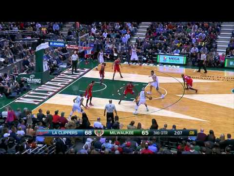 Jared Dudley Highlights Clippers vs. Bucks 12.13.2014 -  2 Points, 2 Assists
