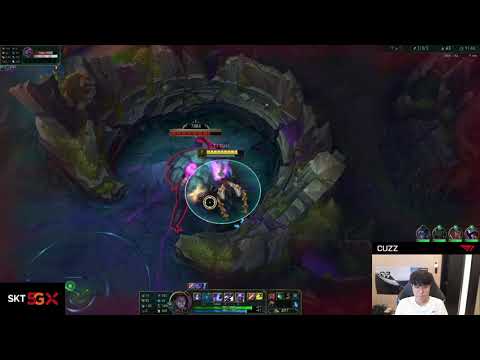 T1 CUZZ PLAYS JUNGLE SYLAS VS HECARIM - KR CHALLENGER PATCH 10.22