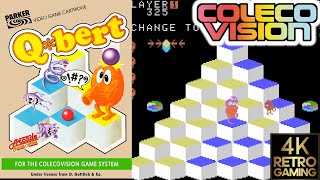 QBert Colecovision 4k Gameplay
