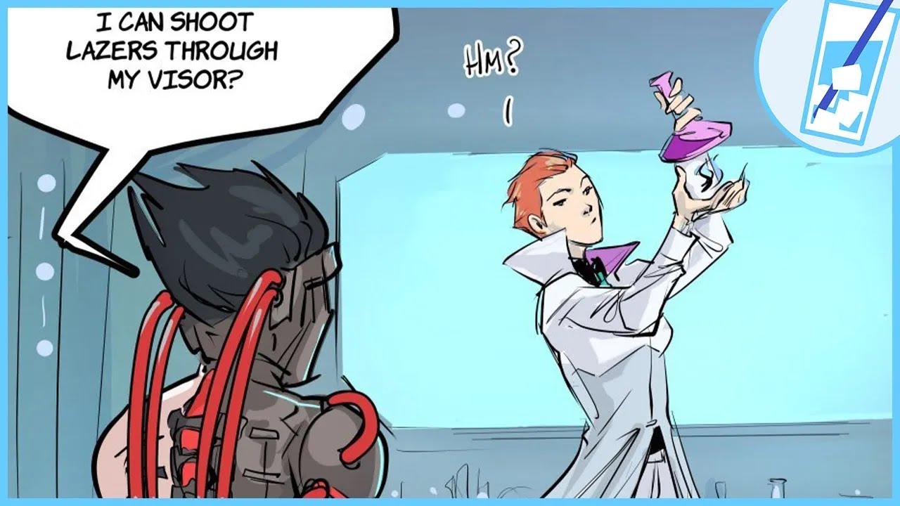 Genji Wants Lazer Eyes - #Overwatch Comic by ohnoafterlaughs