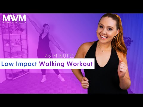 45 minute Walking Workout 😌| Happy and Sweaty Workout for steps and cardio