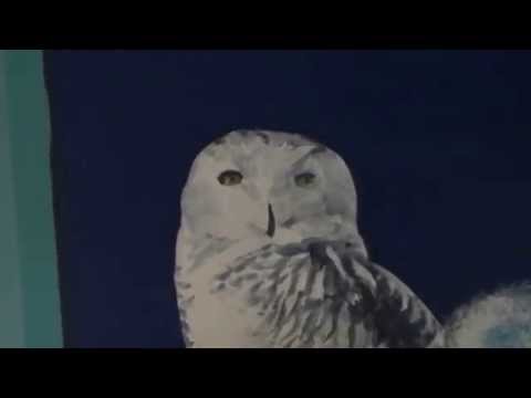 Peter Gould Painting mural dedication