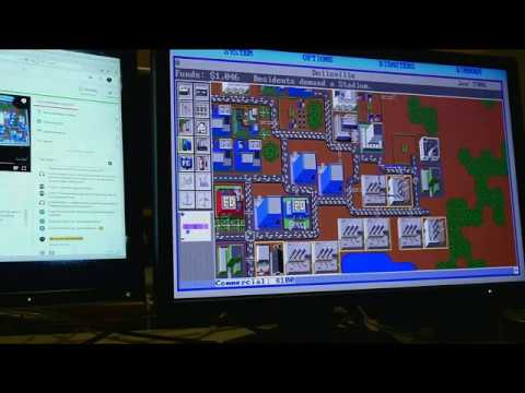Let’s play: 25 year aniversary SimCity DOS retro livestream! [REAL HARDWARE]