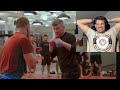 Conor McGregor punches Wonderboy in the face, Wonderboy reacts