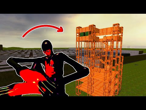 Scary SCP-096 vs Towers In Garry's Mod! part 3
