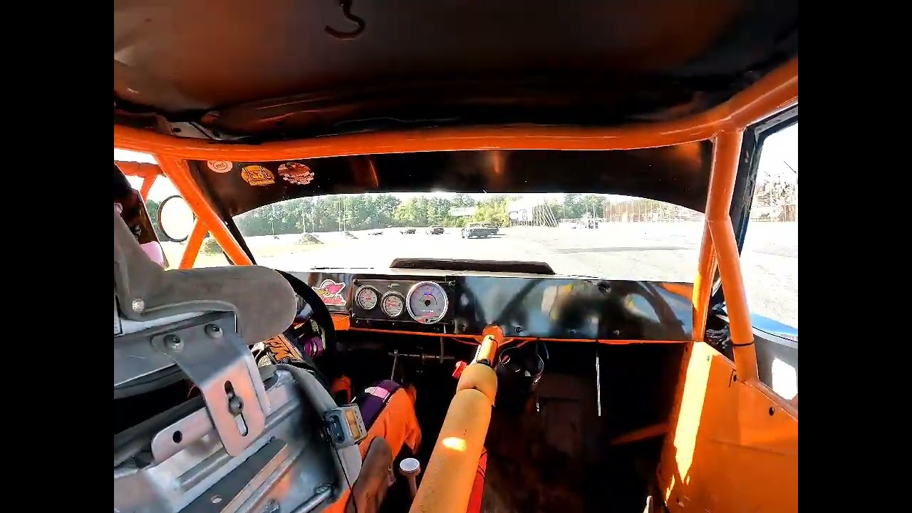 Oxford Plains Speedway- In car #30 (Ryan Mccarthy) Mad Bombers heat 9-7-26