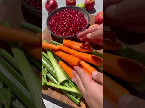 🥕 Pomegranate, Carrot, Celery Juice Recipe | AUTO10 Hands-Free Slow Juicer