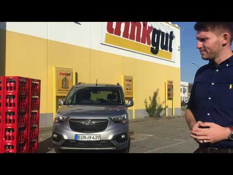 Opel Combo - Wieviele Getränkekisten passen in den Laderaum?