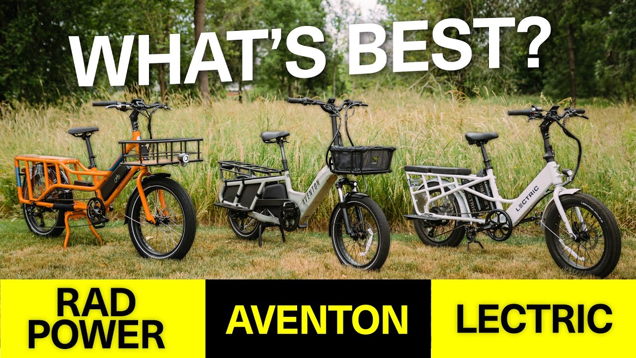 Cargo Bike Roundup - Under $2,500 Test - Rad Power, Lectric and Aventon #ebike #cargobike #ebikelife