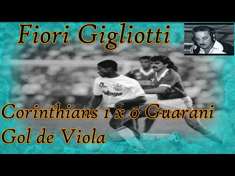 Narração Fiori Gigliotti Corinthians 1 x 0 Guarani - Final do Paulistão 88