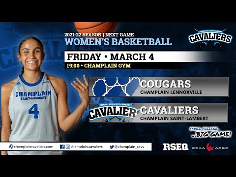 RSEQ D1 Women's Basketball: Ch.-Lennoxville @ Ch.-St-Lambert [March 4, 2022]