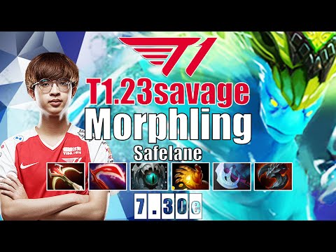 Morphling Safelane | T1.23savage | THE BEST MORPHLING IN SEA | 7.30e Gameplay Highlights