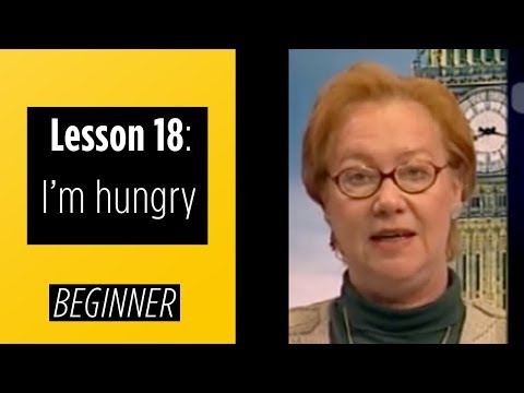 Beginner Levels Lesson 18 I m Hungry