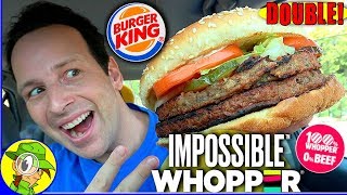 Download lagu Burger King® | DOUBLE Impossible™ WHOPPER® Review 🌱🍔 | Peep THIS Out! 🍔👑 mp3