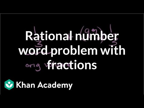 DEPRECATED Rational number word problems