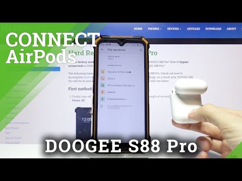 How to Pair AirPods to Doogee S88 Pro?