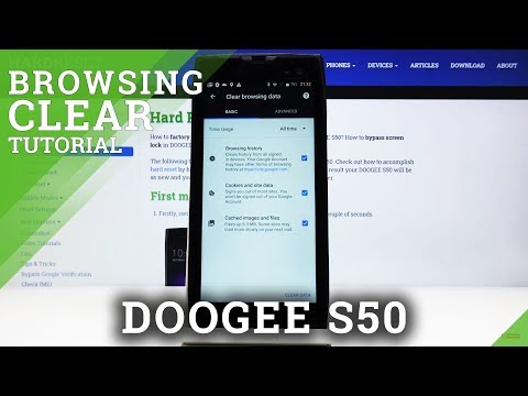 How to Clear Browsing Data in DOOGEE S50 – Remove Saved Passwords