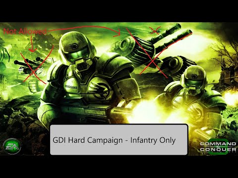 C&C 3: Tiberium Wars - GDI Part 1 Infantry Only Hard Campaign